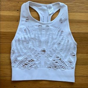 Alo Yoga Sports Top White size Small